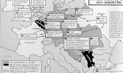 23 iulie: Austro Ungaria trimite Serbiei un ultimatum, la 3 săptămâni după asasinarea Arhiducelui Franz Ferdinand jpeg