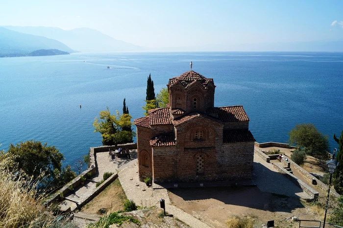 Lacul Ohrid din Macedonia de Nord considerat de turiști „cel mai frumos loc din lume”. Foto: Pixabay