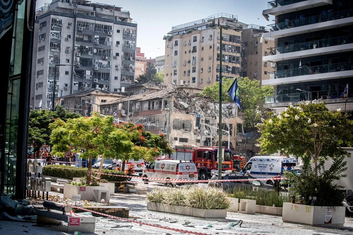 Clăditi distruse în Israel FOTO Profimedia 