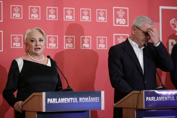 Liviu Dragnea, alături  de Viorica Dăncilă şi Rovana Plumb. Facebook Inquam Photos