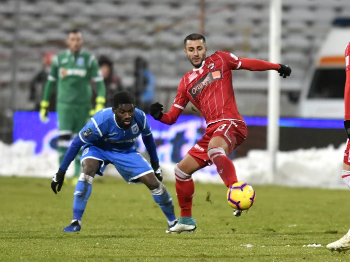 Denis Alibec demonstrează că ce a păţit la FCSB nu a fost un accident, ci pur şi simlpu e un jucător problemăFoto: Sport Pictures