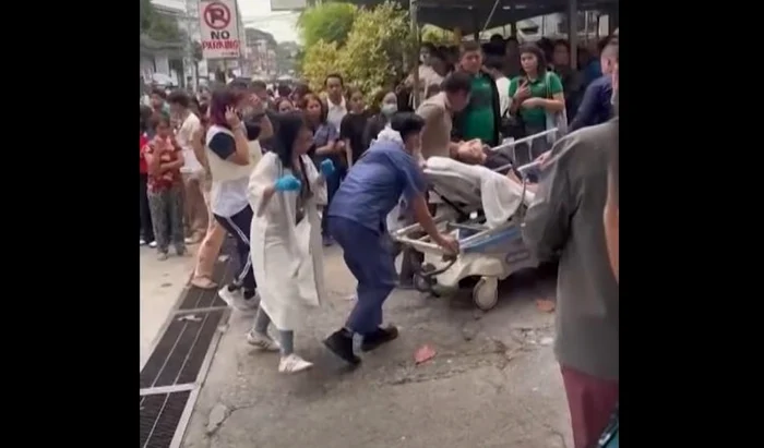 Cel ăuţin şase morţi şi sute de persoane rănite după cutremur. FOTO: captură video