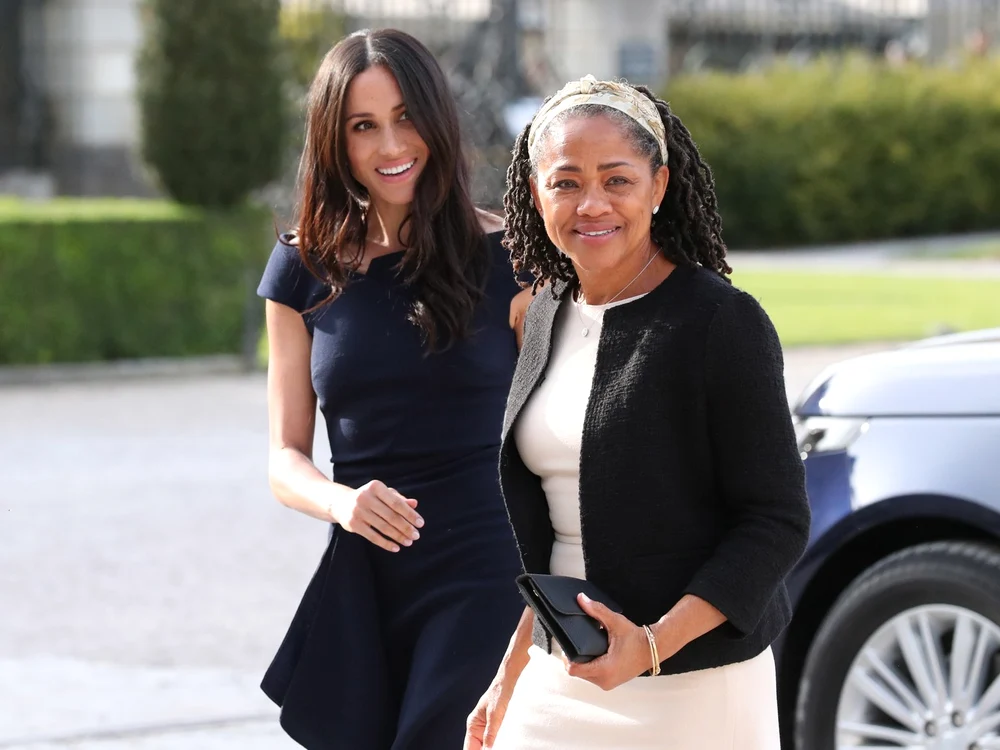 Ducesa de Sussex, alături de mama sa, Doria Ragland