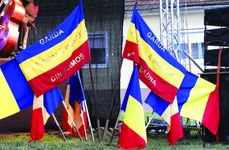 Drapelul reconstituit al Gărzii Naţionale Române din Șoimoş jpeg