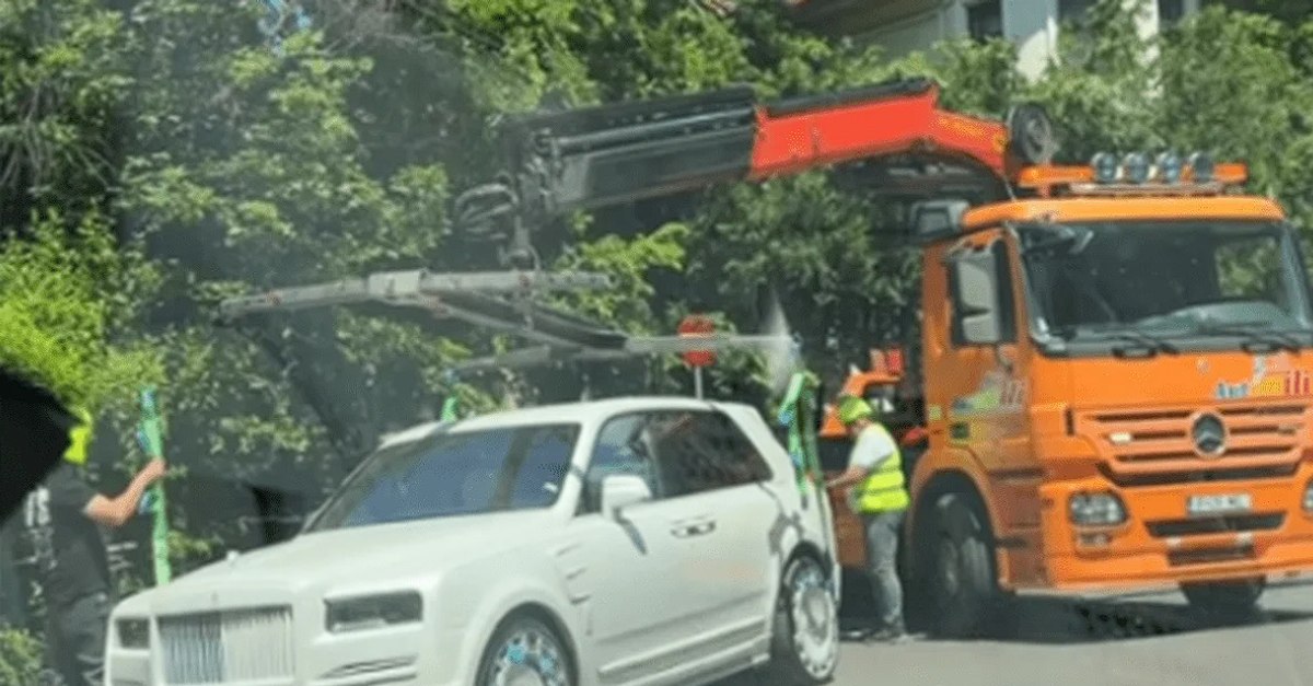 Rolls-Royce de 700.000 euro, ridicat în București