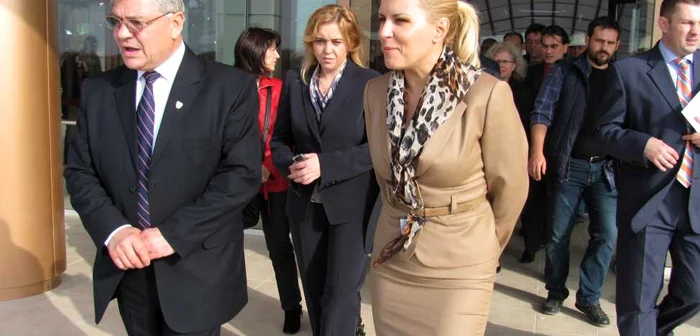 Elena Udrea alături de primarul Nicolae Dragu