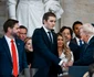 J.D. Vance, Donald Trump și Barron Trump în ziua învestirii. FOTO: Profimedia