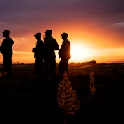 Soldați NATO la baza Bezmer din Bulgaria FOTO AFP 