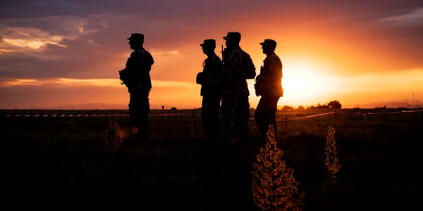 Soldați NATO la baza Bezmer din Bulgaria FOTO AFP 