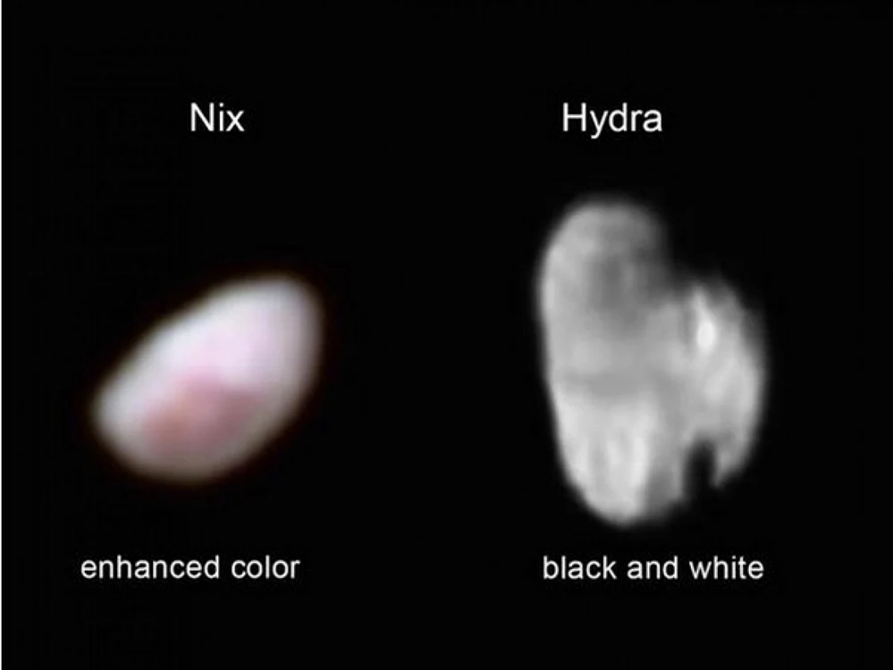 sateliti naturali pluto nix hydra 