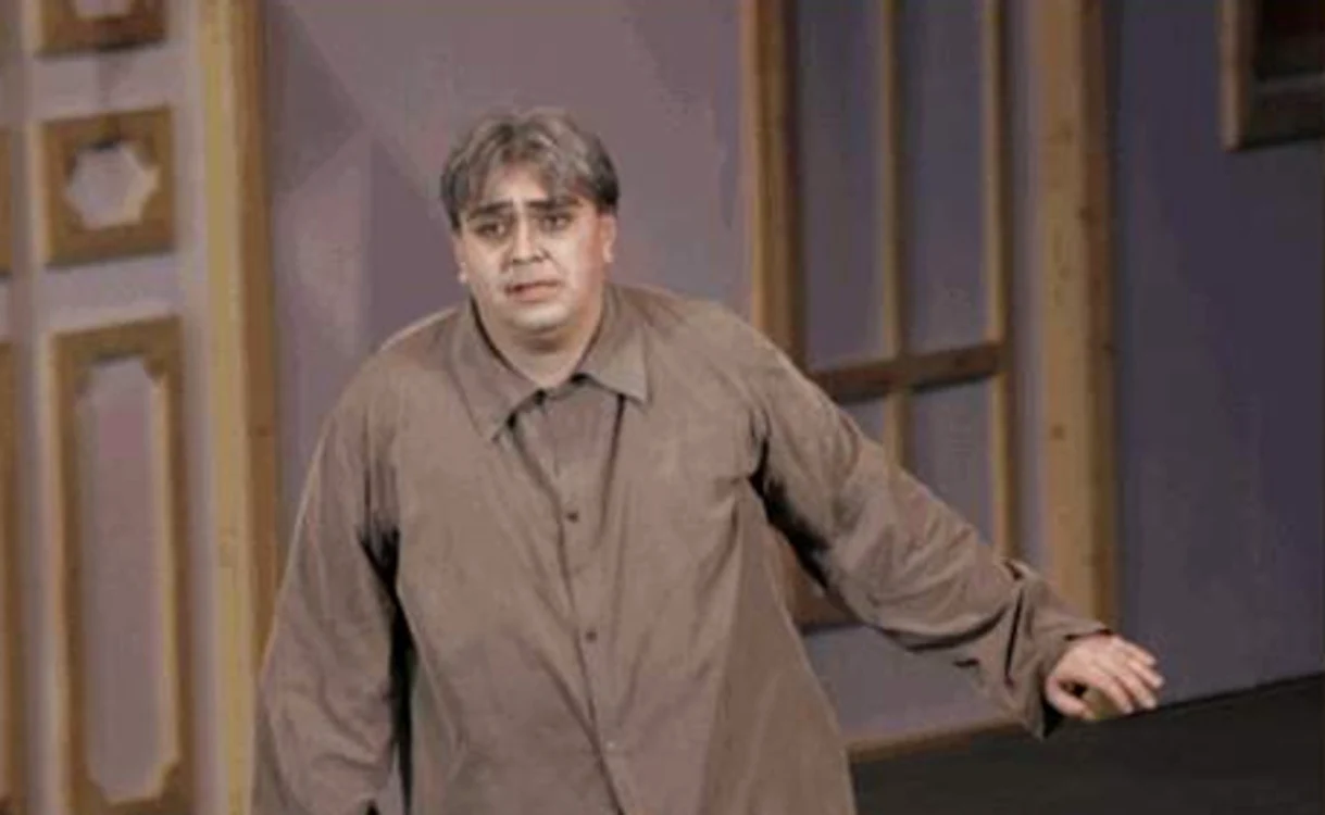 Baritonul George Cojocariu, naşul de cununie al Mădălinei Manole (Foto Opera Iaşi)