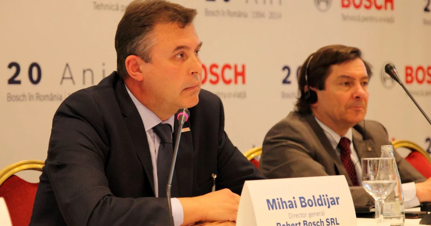 Directorul general al Robert Bosch SRL, Mihai Boldijar  FOTO: Bosch