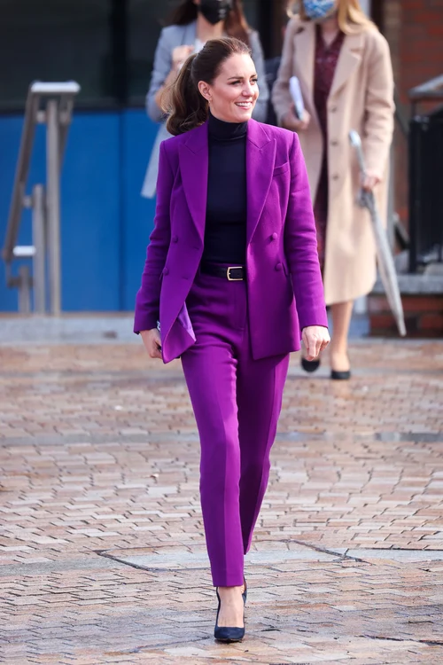 Kate Middleton în costum mov de toamnă profimedia 0635170271 jpg