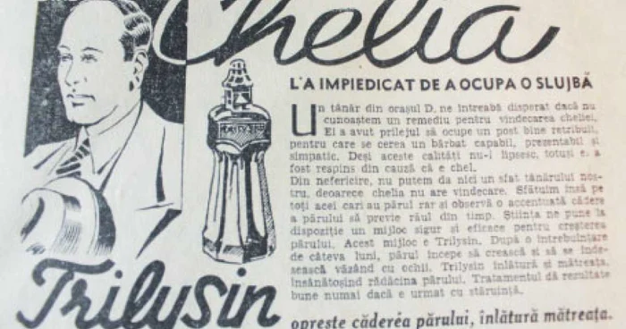 Reclama a apărut în „Adevărul“, 1937