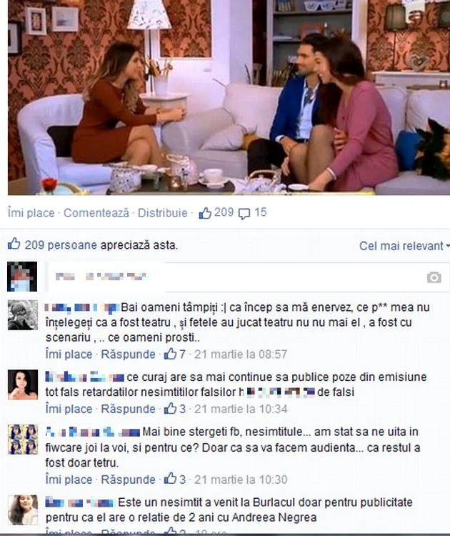 Admiratoarele l-au criticat dur pe Andrei după finala "Burlacul"