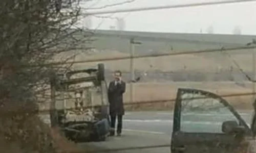 Ludovic Orban a ieşit singur din maşină jpeg