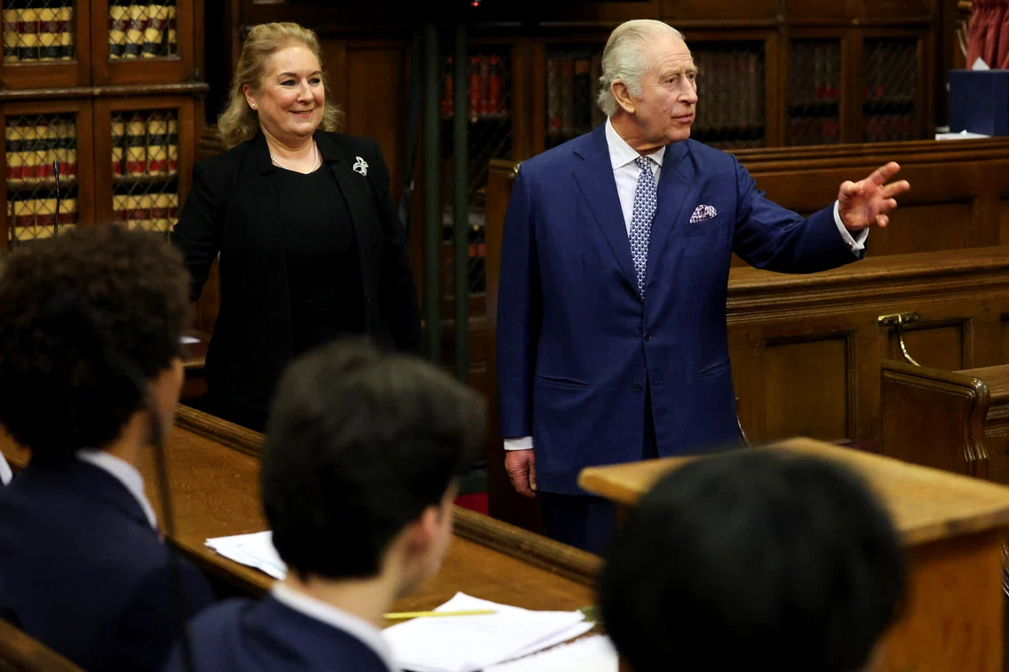 Regele Charles la Înalta Curte în vizită, Getty