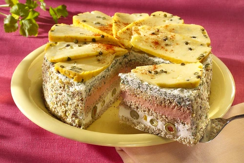 tort cu crema de branza si masline jpeg