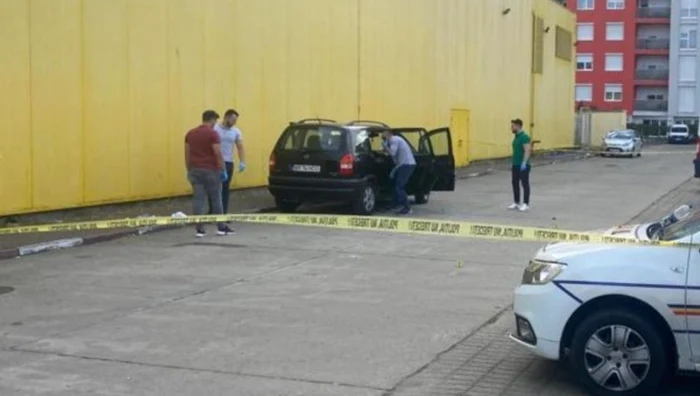 Totul s-a petrecut în parcare FOTO Facebook Arad