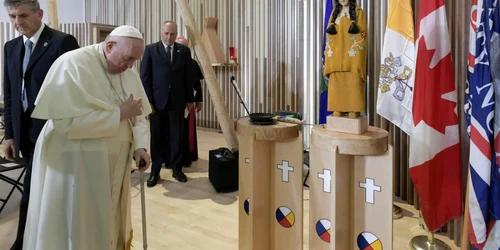 Papa Francisc in Canada FOTO EPA-EFE