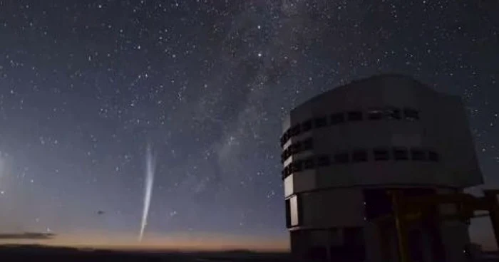 Cometa Lovejoy, surprinsă de observatorul ESO