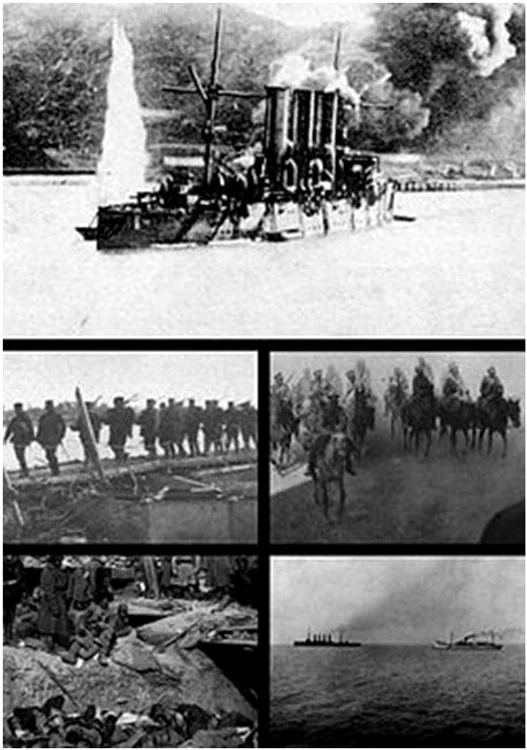 Fig. 4: Imagini realizate în timpul războiului