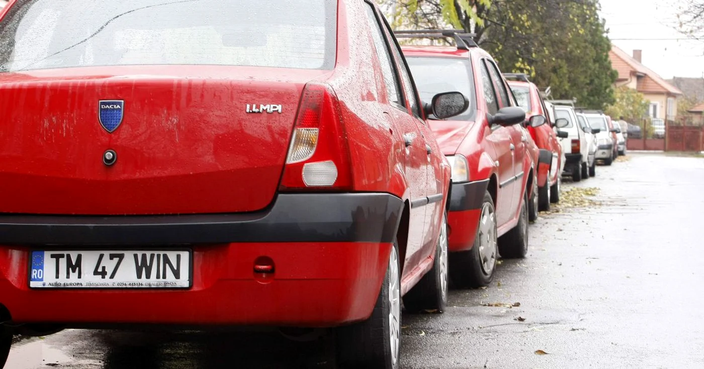 Masinile WIN au fost parcate în această dimineaţă pe strada Fratii Buzesti