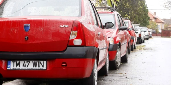 Masinile WIN au fost parcate în această dimineaţă pe strada Fratii Buzesti