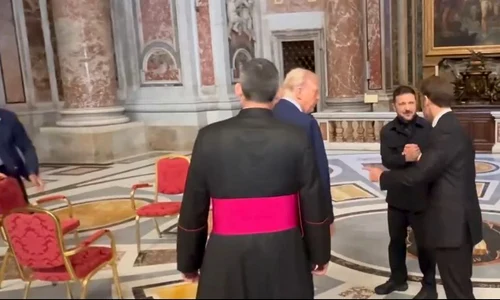 scaun vatican trump zelenski FOTO Captură video