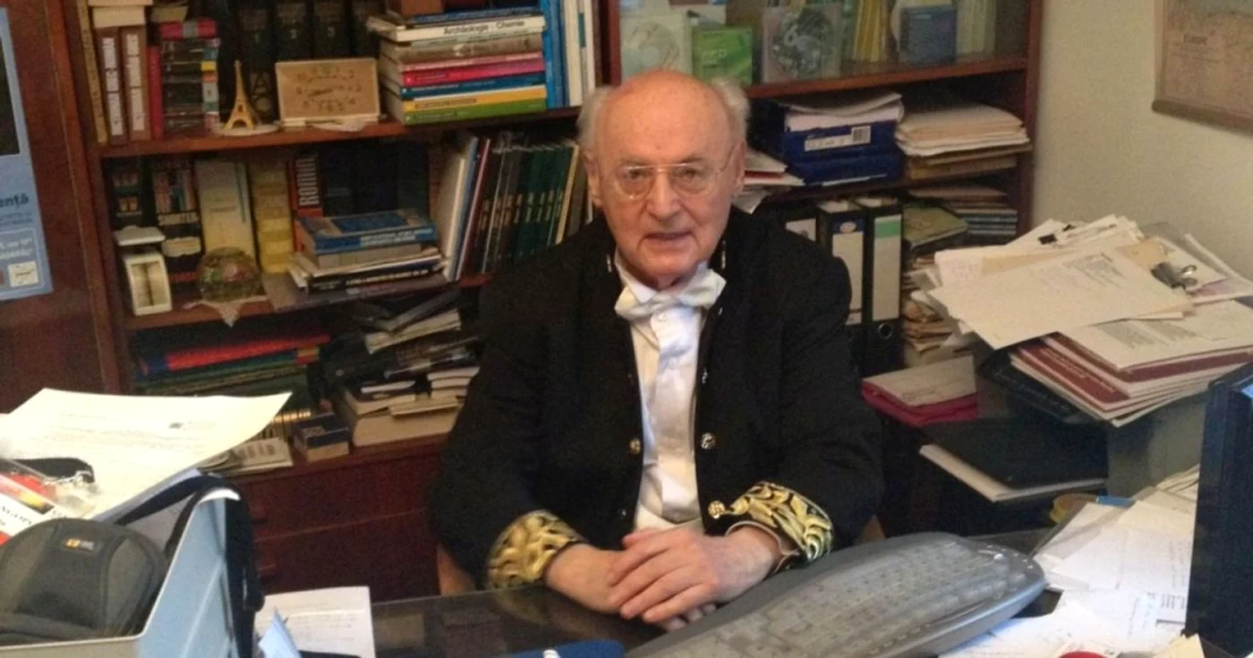Academicianul Petre T Frangopol din Constanţa Sursă foto Arhivă personală