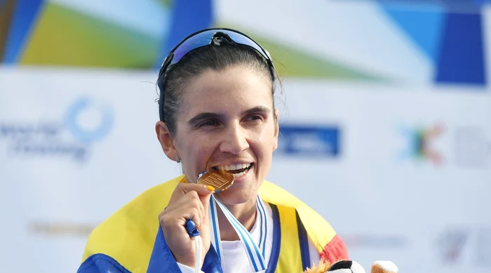 Ionela Cozmiuc, una dintre fetele de aur ale României. Foto Profimedia