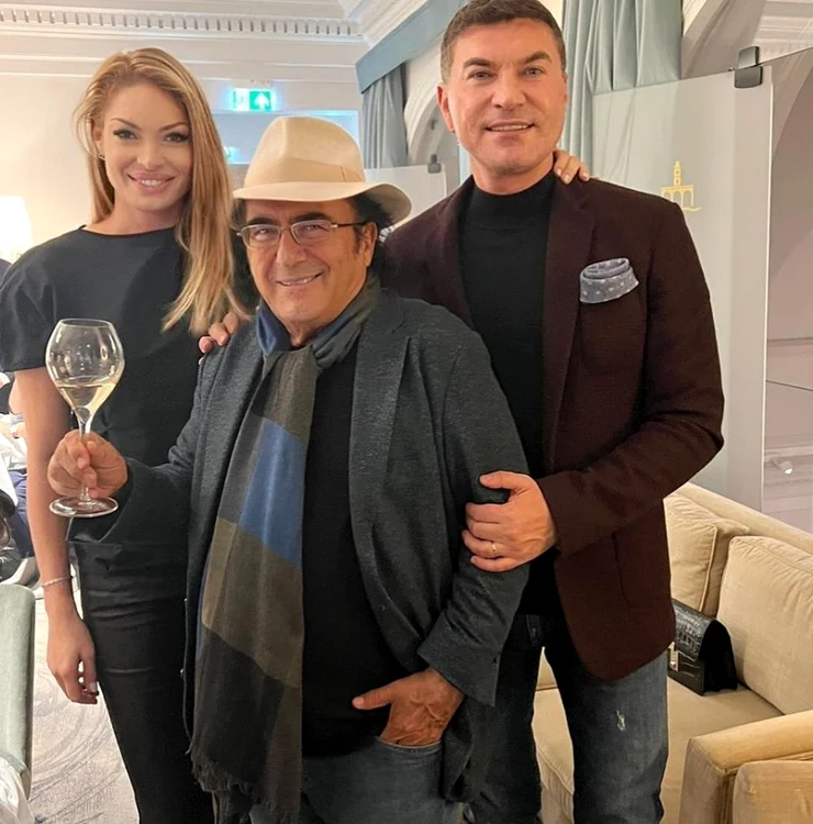 Valentina Pelinel, Al Bano și Cristi Borcea. Foto: Instagram