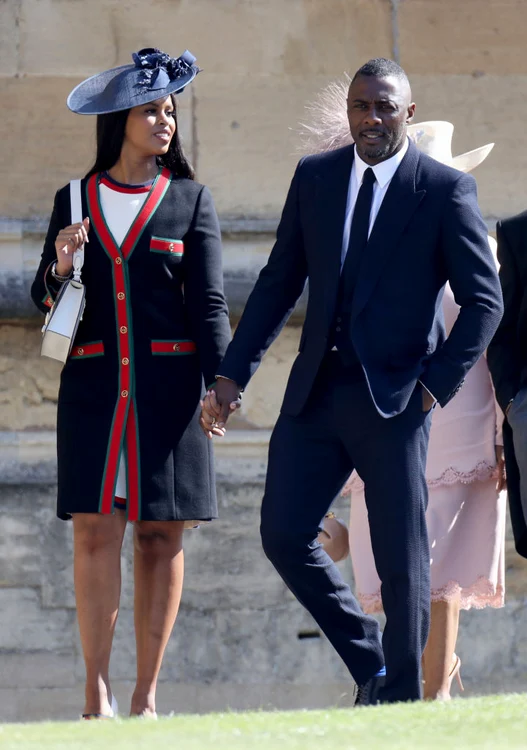 Idris Elba şi Sabrina Dhowre au mers la nunta prinţului Harry