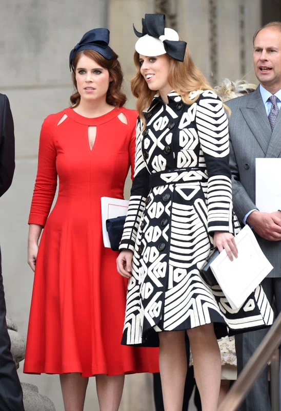 Prințesa Eugenie și Prințesa Beatrice. FOTO: Profimedia