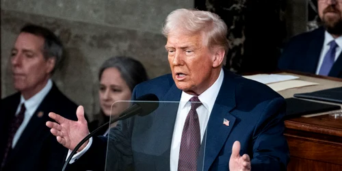 Donald Trump a vorbit despre Ucraina la finalul discursului FOTO Profimedia