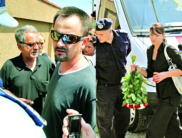 Fratele şi tatăl vedetei,  răvăşiţi de durere