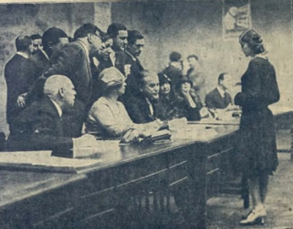 Inscrieri la "Miss Romania", in 1929. Foto Realitatea Ilustrata