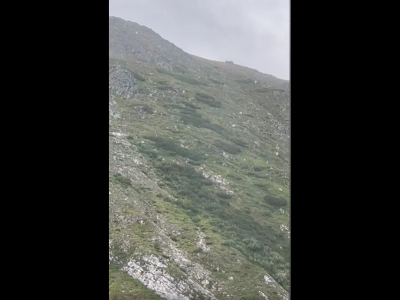 A nins în august în România. Fenomen neobișnuit pentru această perioadă, chiar și la munte