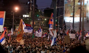 Proteste în Belgrad FOTO Profimedia