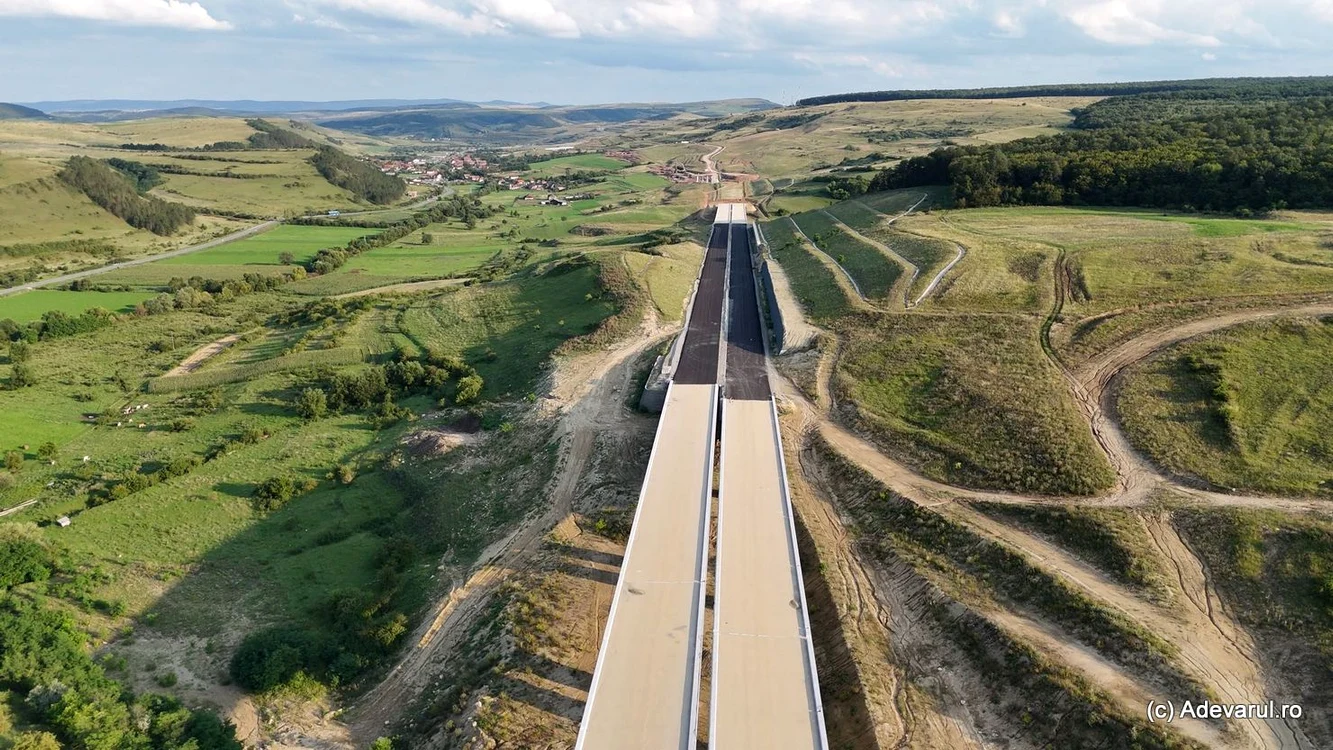 Autostrada Transilvania A3 șantier pe lotul Nădășelu Zimbor FOTO Daniel Guță / Adevărul
