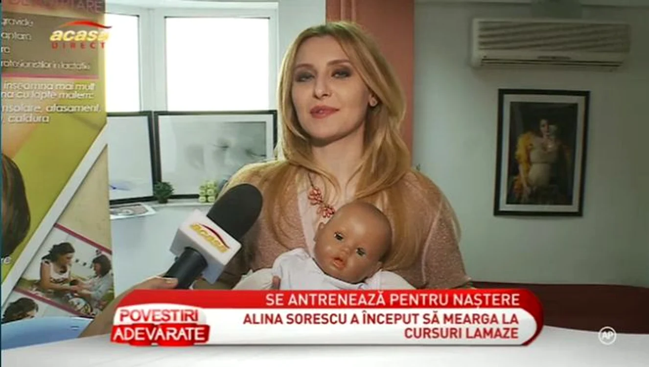Alina Sorescu vrea să nască natural