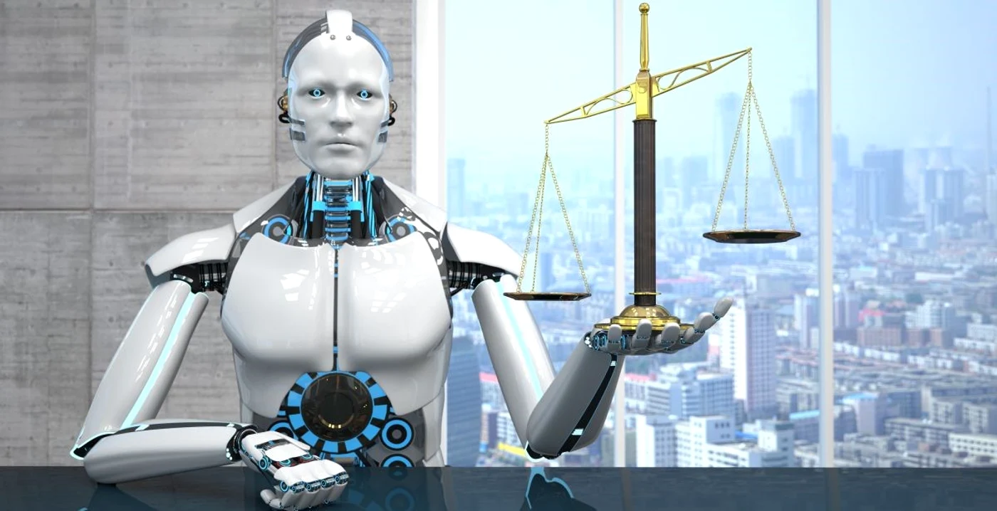 Robotul ascultă argumentele în instanță (foto: Shutterstock)
