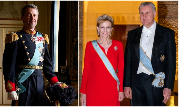 Regele Frederik al X lea al Danemarcei si Majestatea Sa Margareta   Det danske kongehus, Casa Majestatii Sale jpg