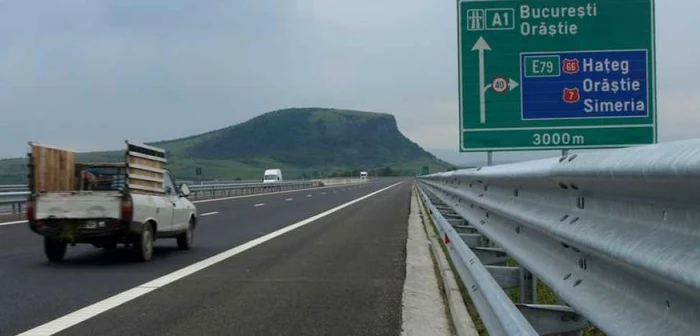 Autostrada Deva - Orăştie. FOTO: D.G.