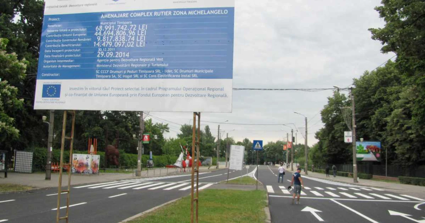 În scurt timp se vor deschide şi alte căi rutiere în intersecţia Michelangelo