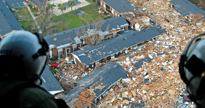 Uraganul Katrina a făcut ravagii în Statele Unite ale Americii. FOTO: newhistorian.com