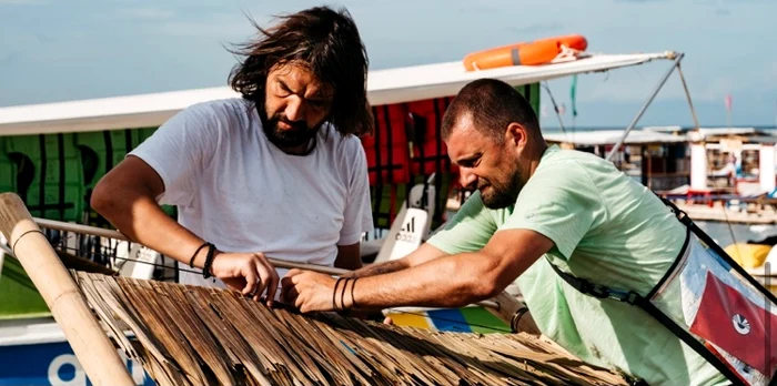 Dan Alexa și Gabi Tamaș, echipa de fotbaliști de la Asia Express foto: Antena 1