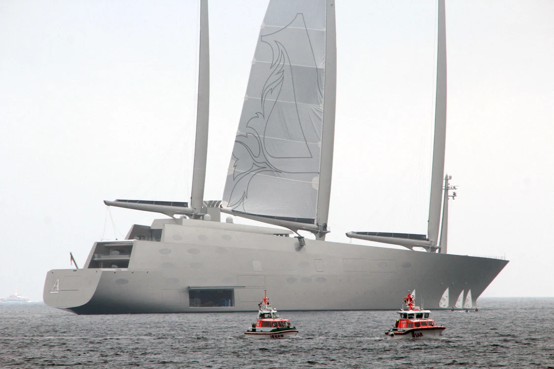 Superiahrul are aproximativ 143 metri lungime. FOTO: AFP