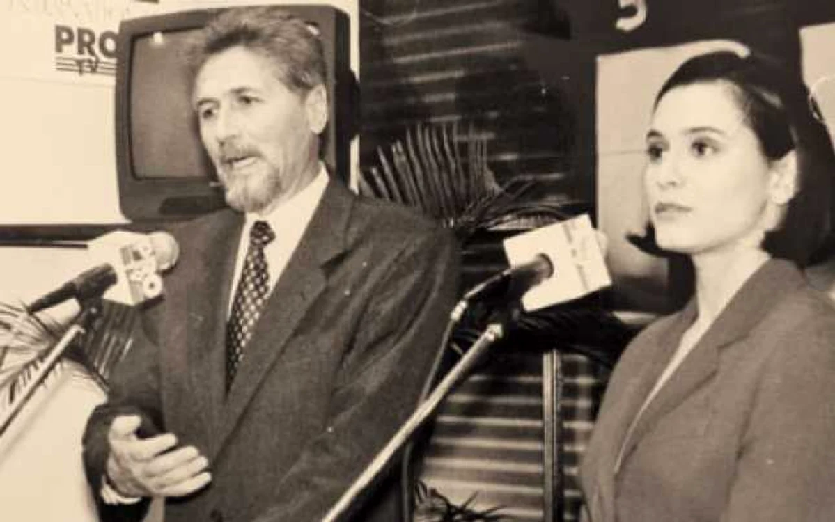 1996 Cu Emil Constan­tinescu, înainte de alegeri