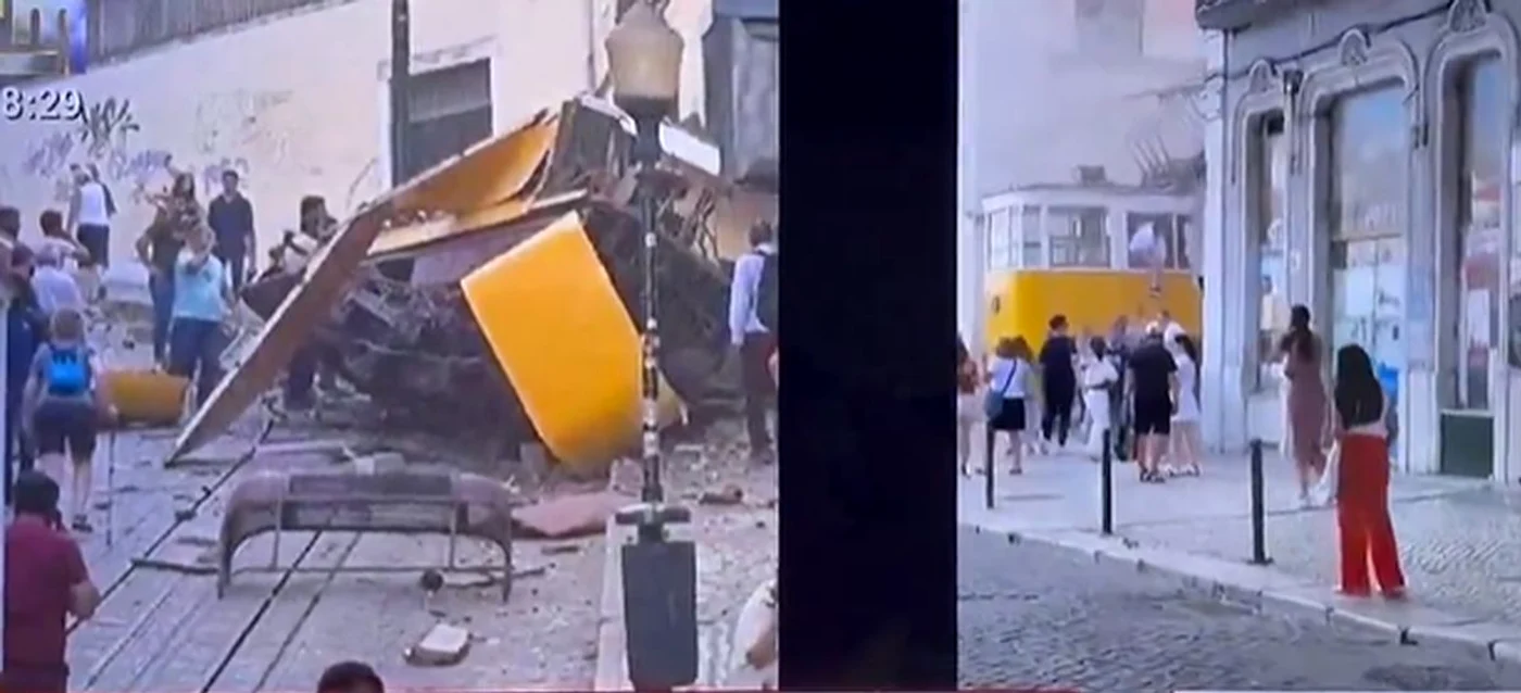 Imagine de la locul accidentului / foto: captura X